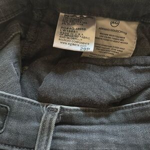 AG by Anthropologie Size 29P in washed black. Gently used, like new condition!